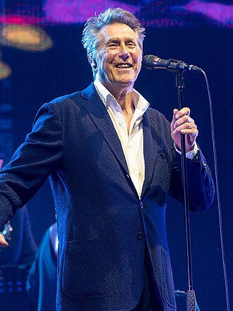 Bryan Ferry in a temporary editorial photograph