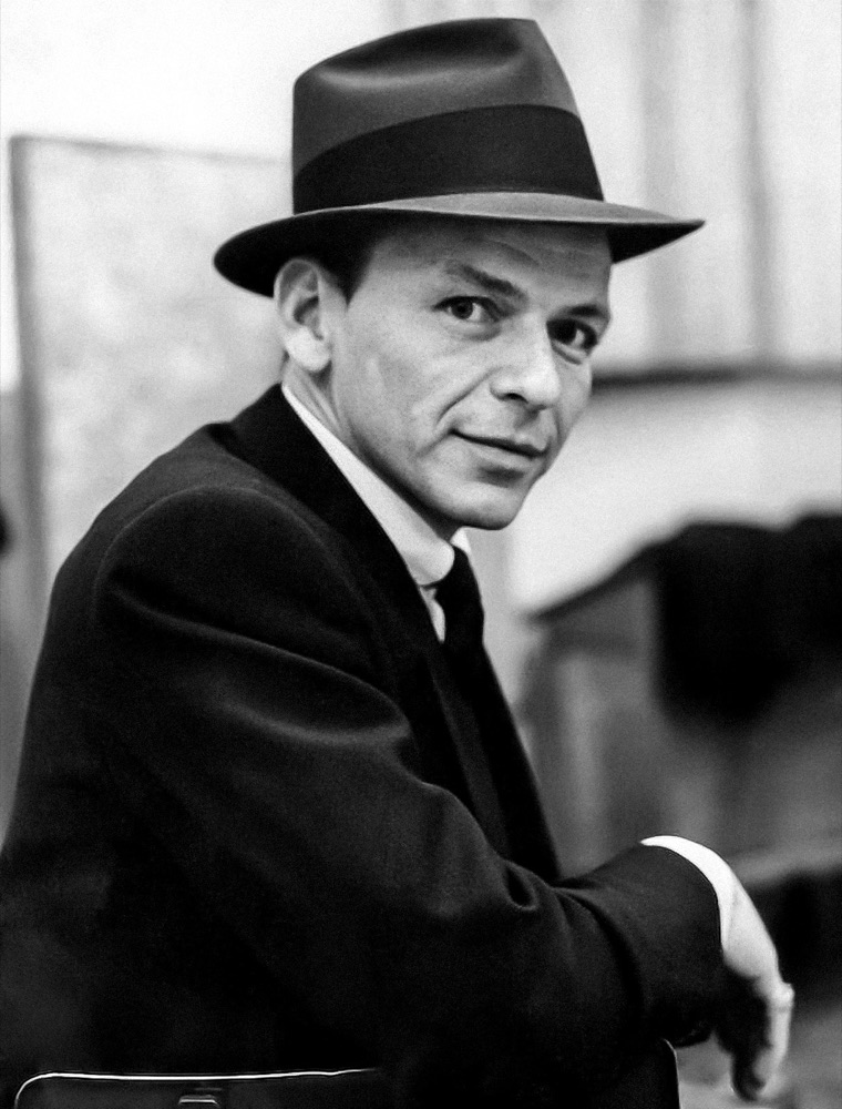 Frank Sinatra in a temporary editorial photograph