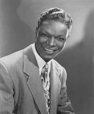 Nat King Cole in a temporary editorial photograph