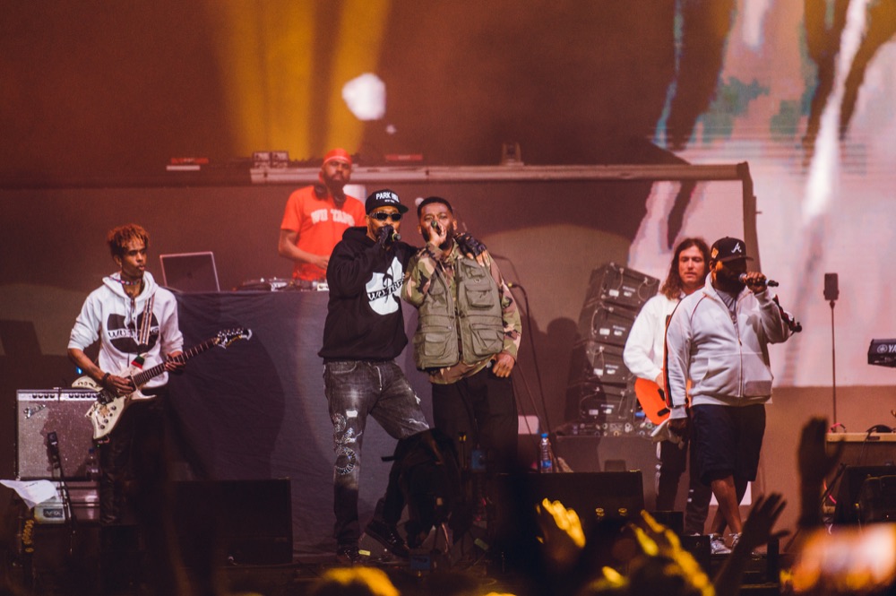 Wu-Tang Clan in a temporary editorial photograph